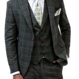 Noble Fit Plaid 3-piece Suit