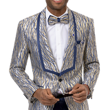 Blue Elite Legacy Blazer with Bow tie