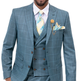 3-Piece T/R Window Pane Suit