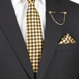 The Crowned Craft 2 Pcs Suit with Notch Lapel and Adjustable Waist