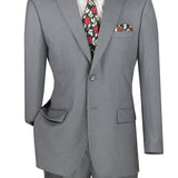 The Crowned Craft 2 Pcs Suit with Notch Lapel and Adjustable Waist