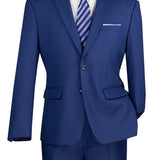 The Crowned Craft 2 Pcs Suit with Notch Lapel and Adjustable Waist