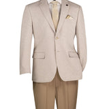 Vinci Philosophy-Light Blue Oatmeal Modern Fit Super Stretch Jacket Style BMK-2