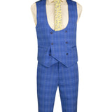 Vinci Philosophy-Glen plaid super stretch fabric 1 button design slim fit suit 3 pcs style SV1W-1