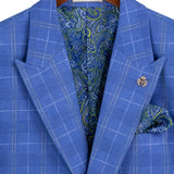 Vinci Philosophy-Glen plaid super stretch fabric 1 button design slim fit suit 3 pcs style SV1W-1