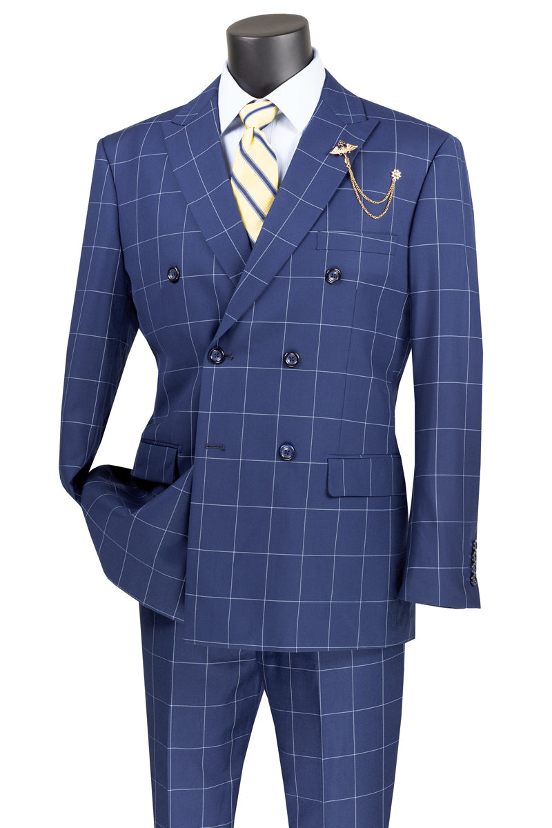 Double Breasted Modern Feel Executive Suit