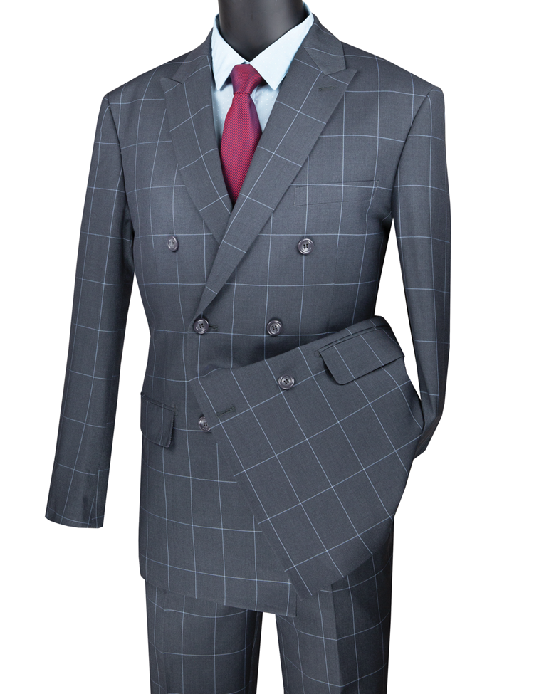 Double Breasted Modern Feel Executive Suit