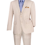Modern Fit Seersucker 2-Button Suit