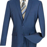 Textured Weave Slim Fit Suit