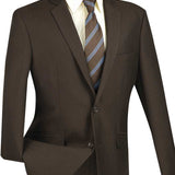 Textured Weave Slim Fit Suit