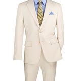 Single Breasted 2 Buttons Solid Color Suit Style