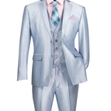 Slim Fit 3 Pcs Fancy Suit