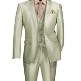 Slim Fit 3 Pcs Fancy Suit