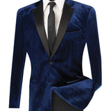 Elite Velvet Tuxedo – Slim Fit 3-Piece with Satin Lapels