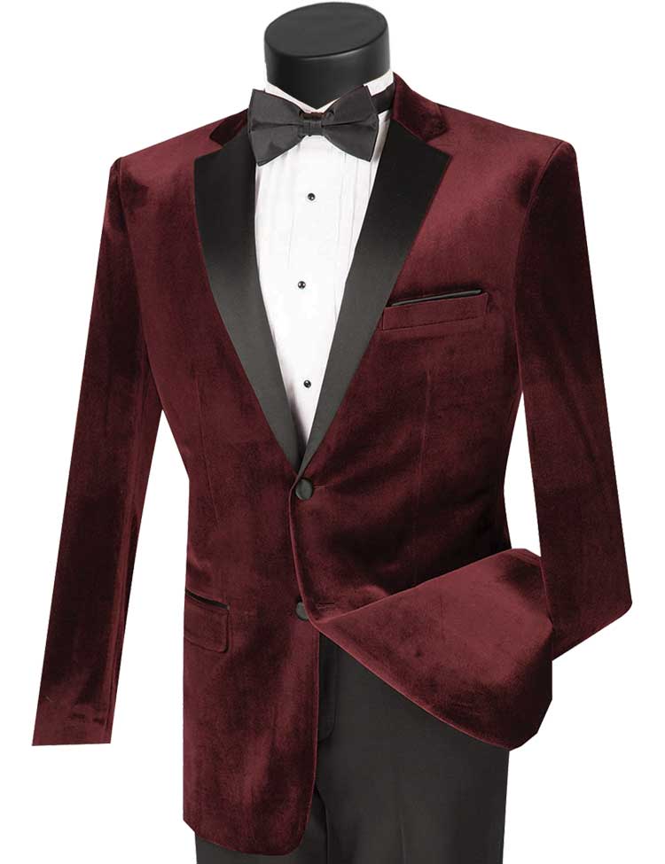 Elite Velvet Tuxedo – Slim Fit 3-Piece with Satin Lapels